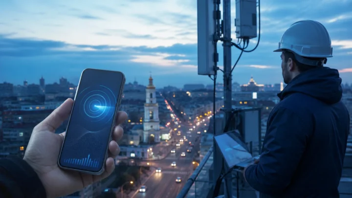 Тестування мобільної мережі 5G у центральній частині Києва